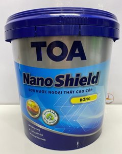 Sơn Nước Ngoại Thất Cao Cấp TOA Nano Shield - Bóng