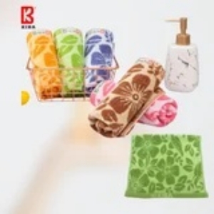 Khăn Mặt Cotton Họa Tiết Hoa 5 Cánh