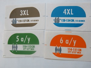 Sticker decal 4 màu