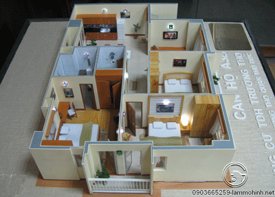 Mô hình nội thất chung cư TDH Trường Thọ