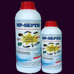 Thuốc sát trùng nước ao nuôi, phòng trị bệnh trên cá tôm MP - Septic
