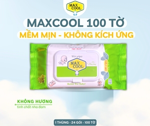 Khăn Ướt Max Cool Không Hương
