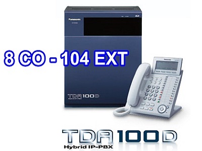 Tổng đài Panasonic KX-TDA100D-8-104