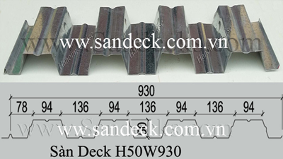 Sàn Deck H50W930
