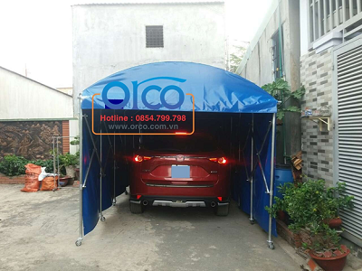 Nhà Để Xe Ô Tô Di Động Che Kín