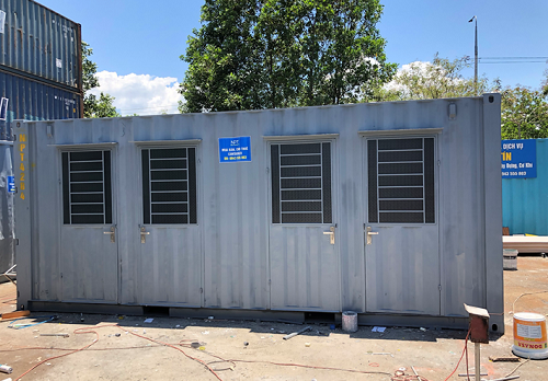 Container toilet 20 feet