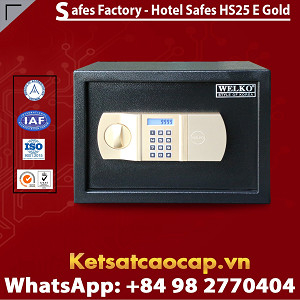 Két Sắt Khách Sạn Hotel Safes WELKO HS25 E Gold