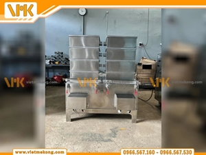 Máy Hấp 4 Khay Inox Công Nghiệp